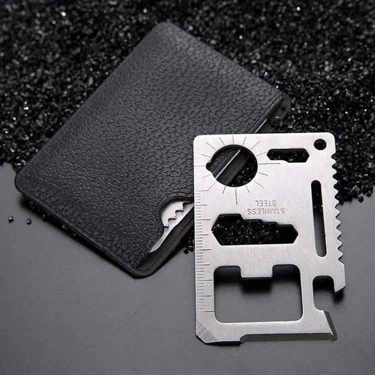 10-Function Stainless Steel Pocket Multi-Tool