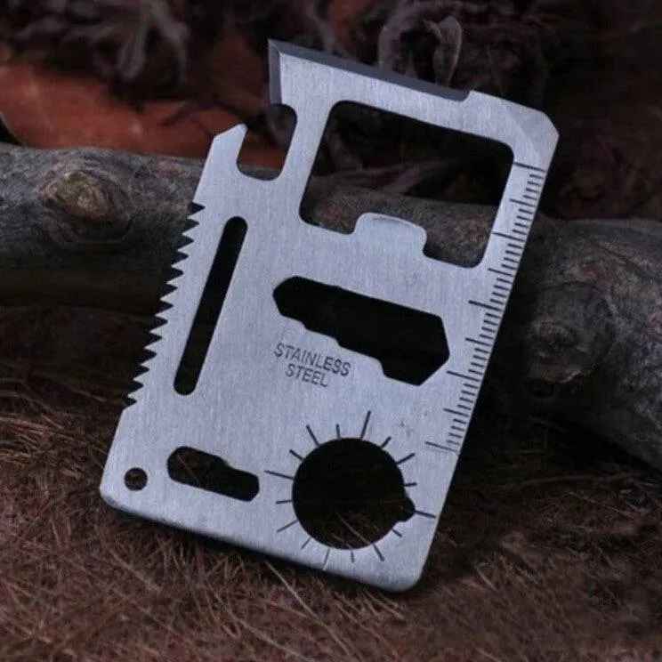 10-Function Stainless Steel Pocket Multi-Tool
