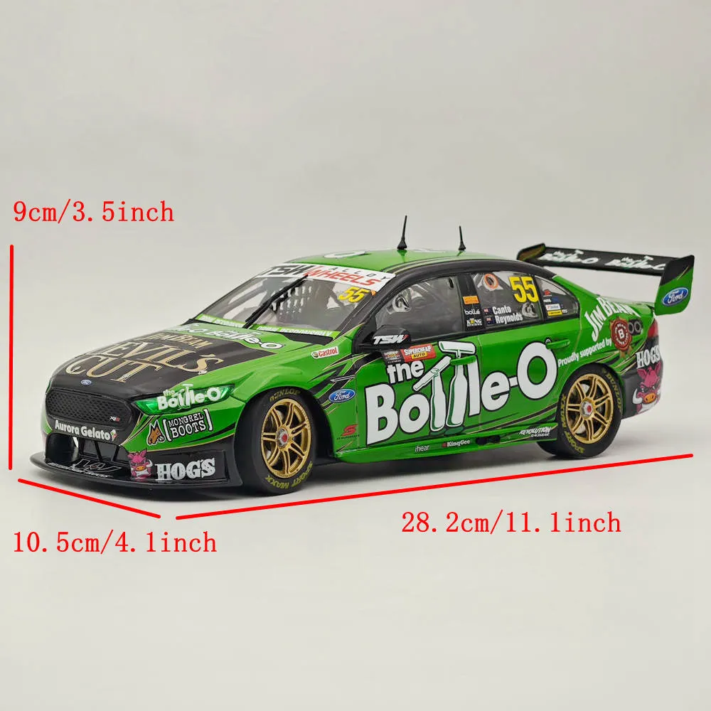 1/18 Apex FORD FG X FALCON #55 REYNOLDS / CANTO POLE POSITION-2015 AD81415 Diecast Models Car Collection Auto Toys Gift