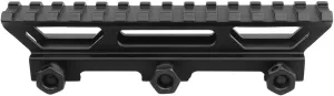 145mm Aluminum Alloy Tactical Mount Adapter – Lightweight 20mm Rail Riser with 3 Locking Screws, Fits Standard Mounting Systems for DIY & Outdoor Gear