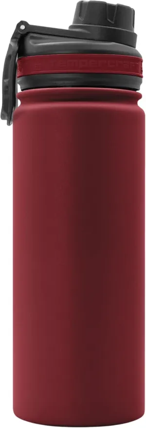 18 oz Vacuum Insulated Sport Bottle | Custom Laser Engraved Options | Stainless Steel, Double-Walled, Wide Mouth
