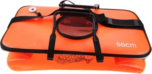 1pc Folding Live Fish Bucket Beach Bucket Fish Storage Bucket Wash Basin Fishing Accessories Bait Container Collapsible Bucket Folding Bucket Fishing Barrel Camping Bait Eva