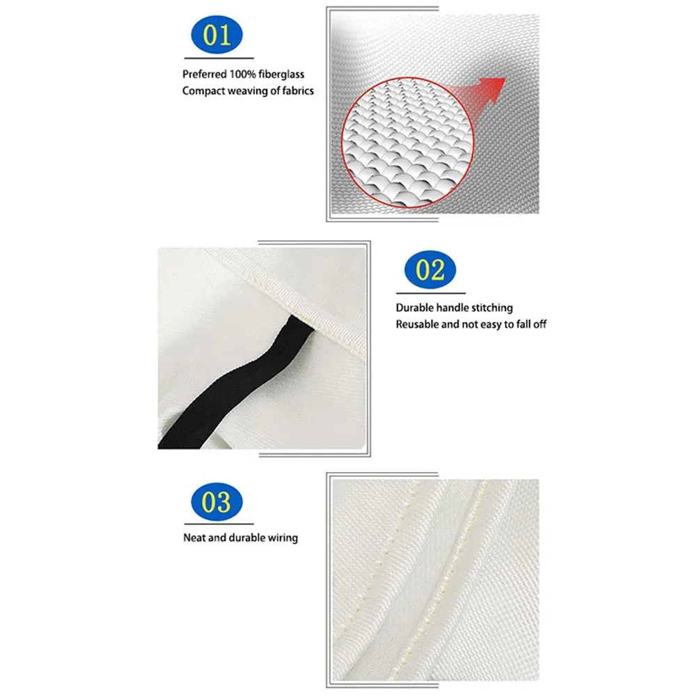 1x1M Emergency Fire Blanket For Home Fire Flame Retardant Emergency Survival Fire Shelter Escape Blanket Emergency Fire Blanket