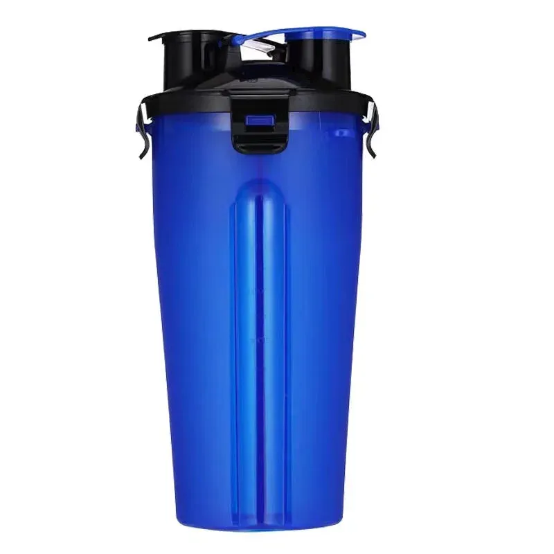 2 IN 1 Dog Travel Water Bottle Collapsible  Pet Food Container with Collapse Outdoor Double Used Bowls for Outdoor