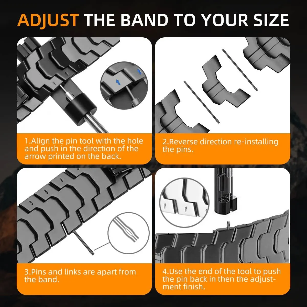 26mm Mecha Steel Bands Compatible for Garmin Fenix 8 51mm/7X/6X/5X Plus Band,Quick Fit Rugged Utra Metal Strap with Folding Clasp for Fenix 3/3 HR/Tactix/Epix Pro2 51mm/Instinct 3-50mm/Instinct 2X Men