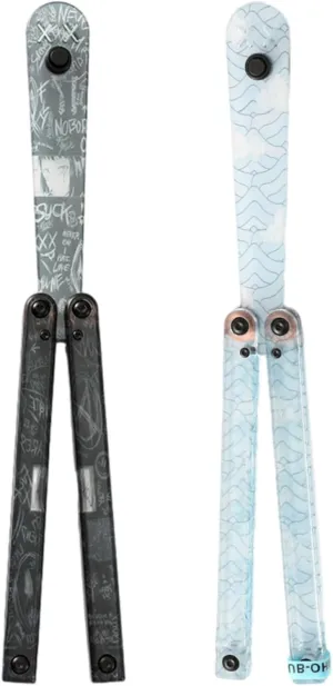 2pcs Plastic Integral Channel Handle Multitools, Foldable Plastic Tool Best Balance Practice Tool for Beginners Halloween, Christmas, Birthday, Thanksgiving Day, Style A