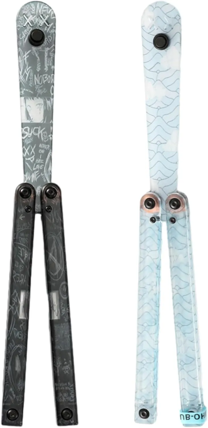2pcs Plastic Integral Channel Handle Multitools, Foldable Plastic Tool Best Balance Practice Tool for Beginners Halloween, Christmas, Birthday, Thanksgiving Day, Style A