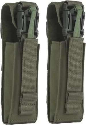 2PCS Tactical Tourniquet Pouch Holder, Quick-Release Molle Tourniquet Holder