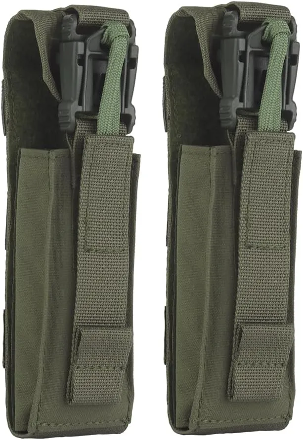 2PCS Tactical Tourniquet Pouch Holder, Quick-Release Molle Tourniquet Holder