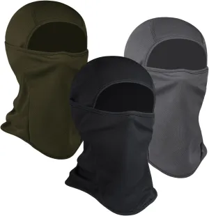 3 Pieces Balaclava Ski Mask -Winter Full Face Mask for Men Women Windproof Weather Outdoors Cover for Men Women Boys Girls