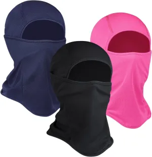 3 Pieces Balaclava Ski Mask -Winter Full Face Mask for Men Women Windproof Weather Outdoors Cover for Men Women Boys Girls