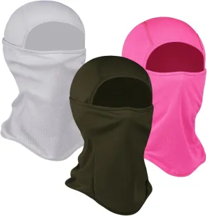 3 Pieces Balaclava Ski Mask -Winter Full Face Mask for Men Women Windproof Weather Outdoors Cover for Men Women Boys Girls
