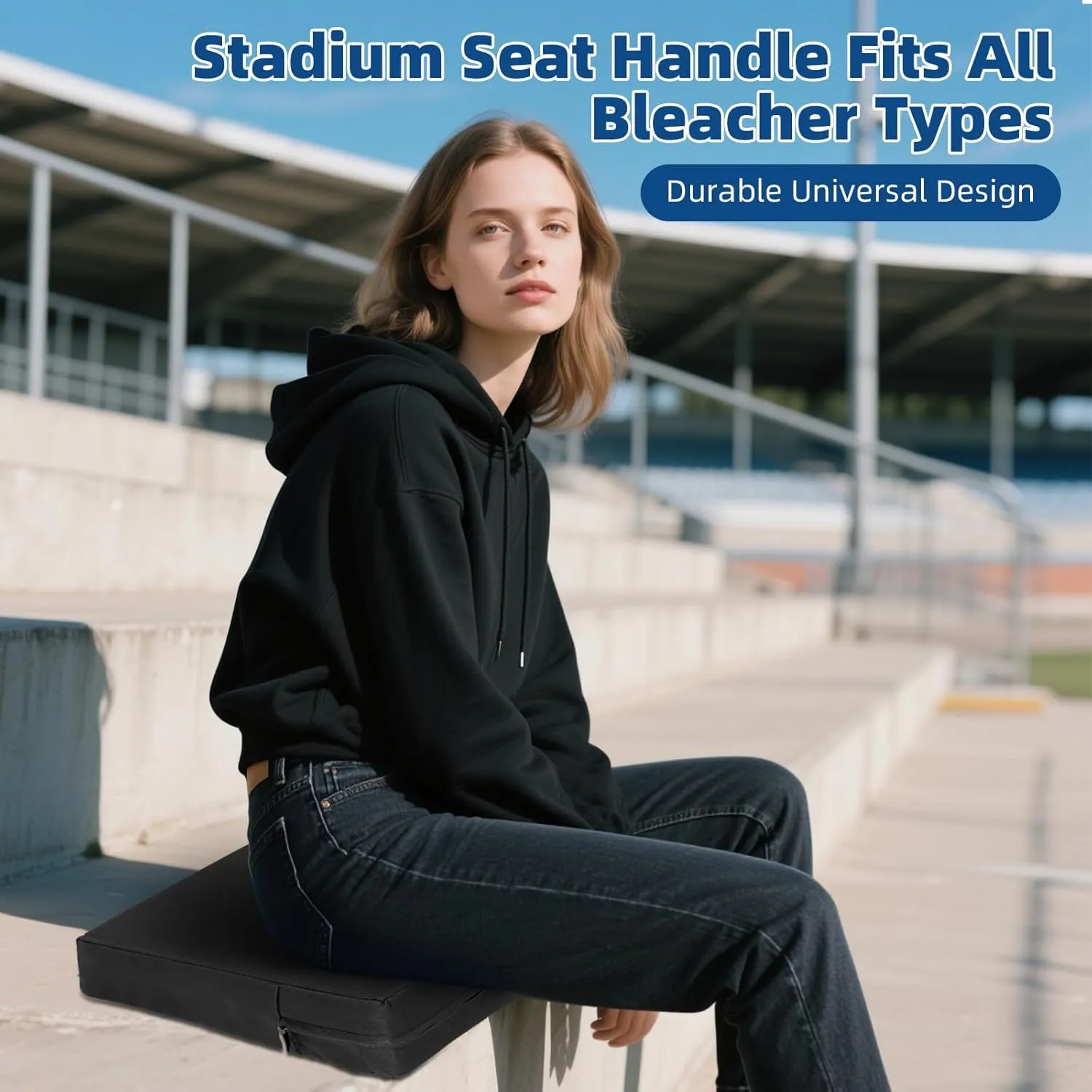 3.15" Thick Stadium Seats for Bleachers Waterproof Portable Bleacher Chairs, Padded Stadium Chair for Adults at Sports Events and Concert, Portable Outdoor Seat Mat