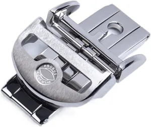316L Stainless Steel 18mm Deployment Butterfly Watch Buckle for IWC Big Pilot Spitfire Leather Watchband Strap Folding Clasp (Color : Short Buckle, Size : 18mm)