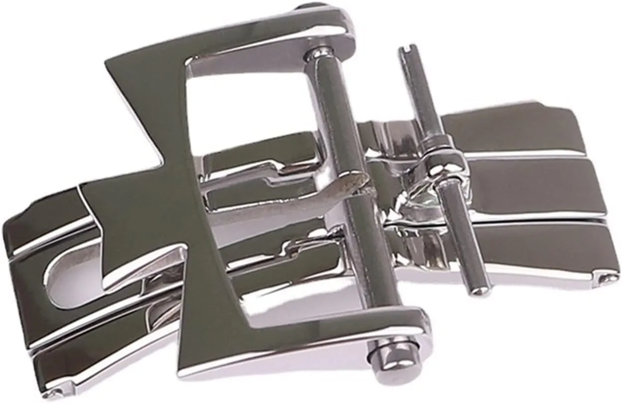 316L Stainless Steel Folding Butterfly Buckle For Vacheron Constantin Strap Double Press Buckle Watch Accessories 18mm