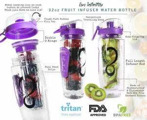 32oz Fruit Infuser Water Bottle