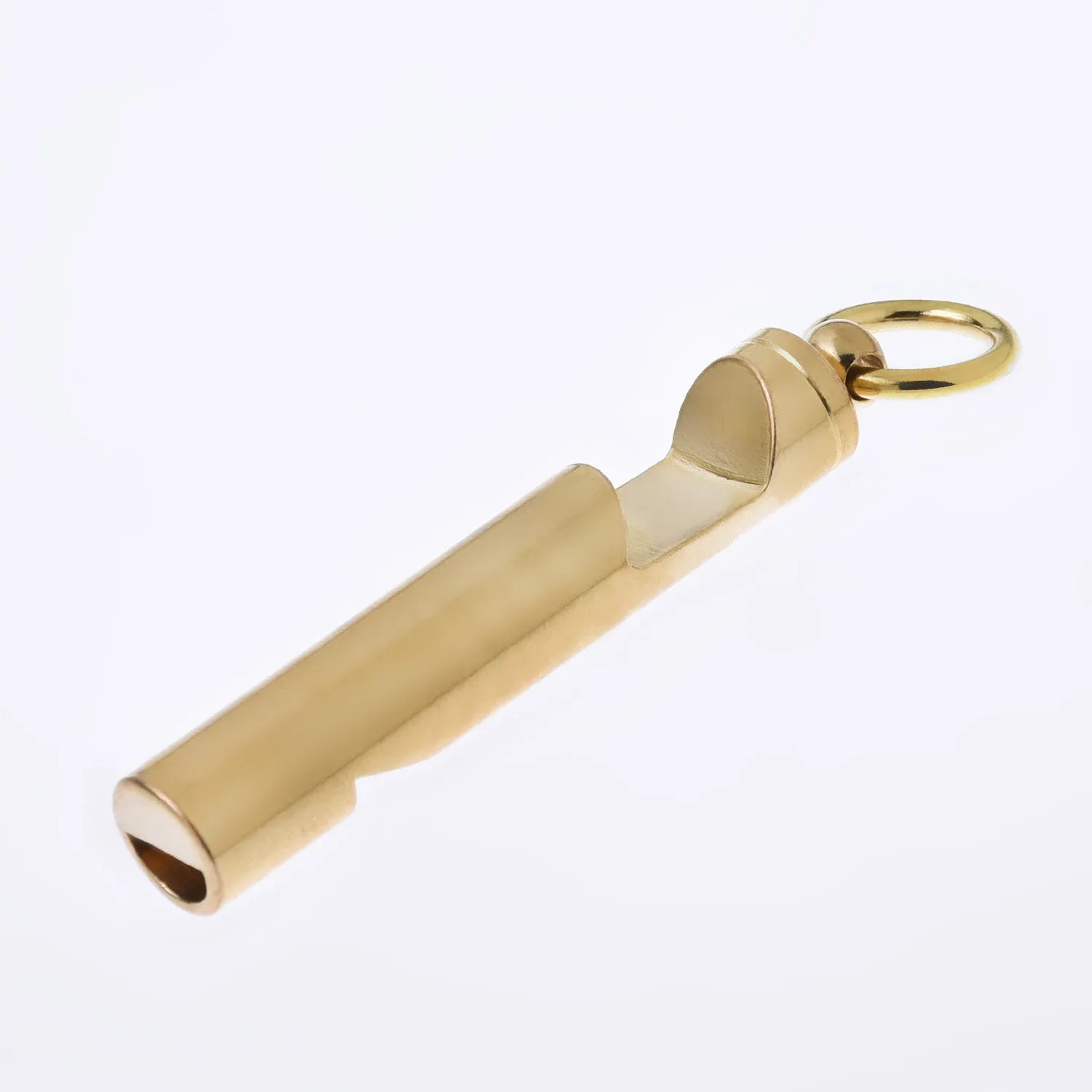 3/8"*2 1/2" Brass Whistle bottle opener Stylish Safety Whistle pendant keychain edc tool Survival Supplies 1pcs 10269050