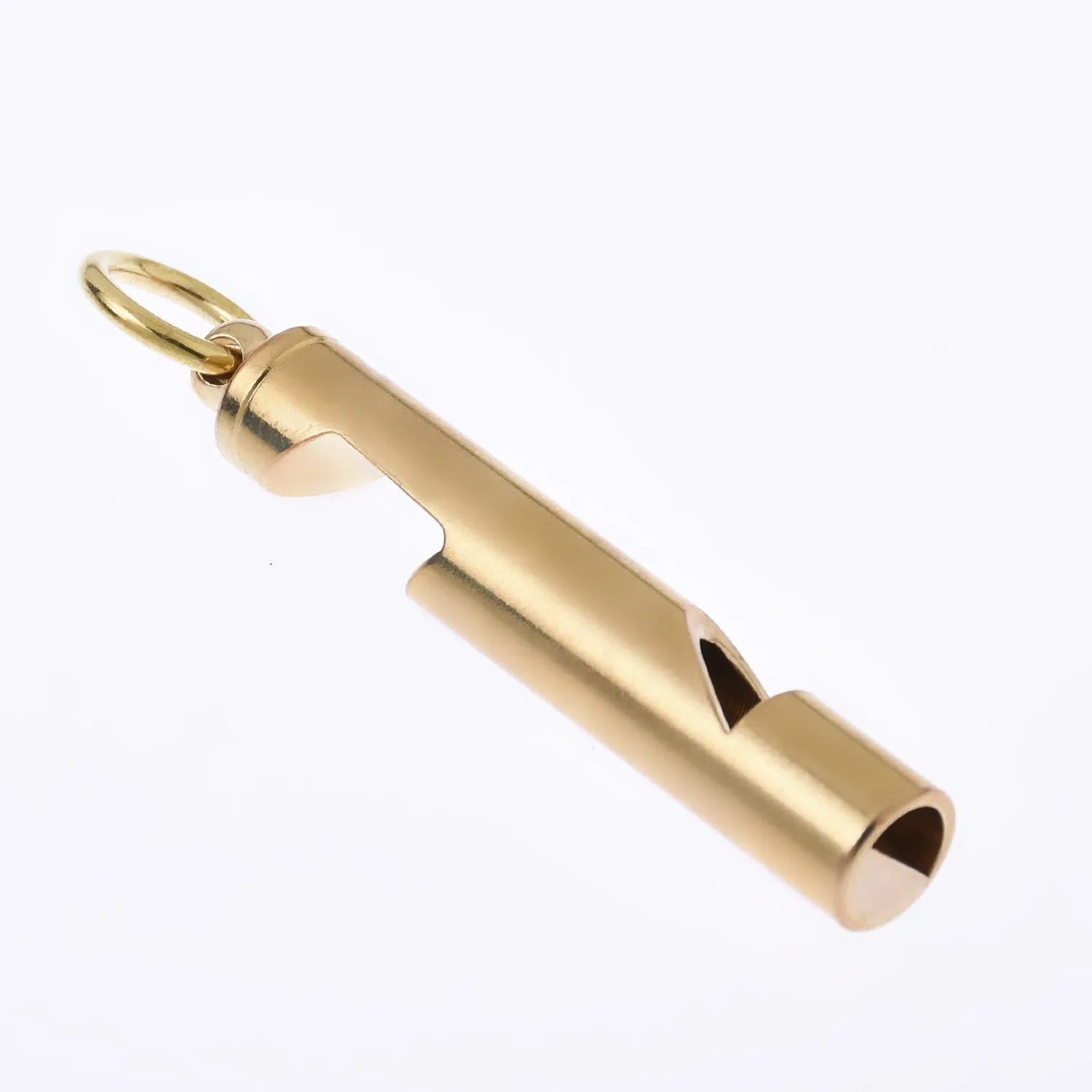 3/8"*2 1/2" Brass Whistle bottle opener Stylish Safety Whistle pendant keychain edc tool Survival Supplies 1pcs 10269050