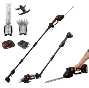 4 in 1 Hedge Trimmer with Extension Pole