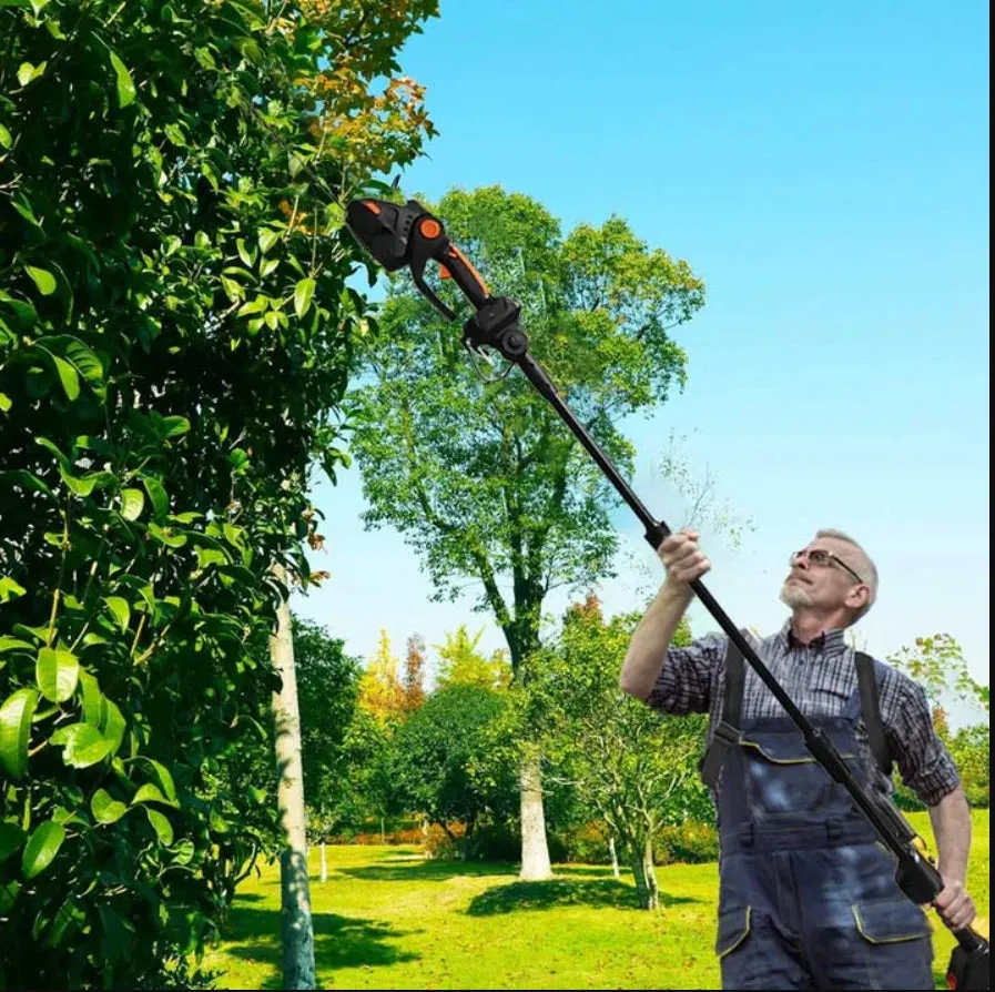 4 in 1 Hedge Trimmer with Extension Pole
