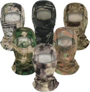 6PCS Camo Face Mask Ski Mask Motorcycle Balaclava Full Face Mask Windproof UV Protection Cover Men Women Outdoor
