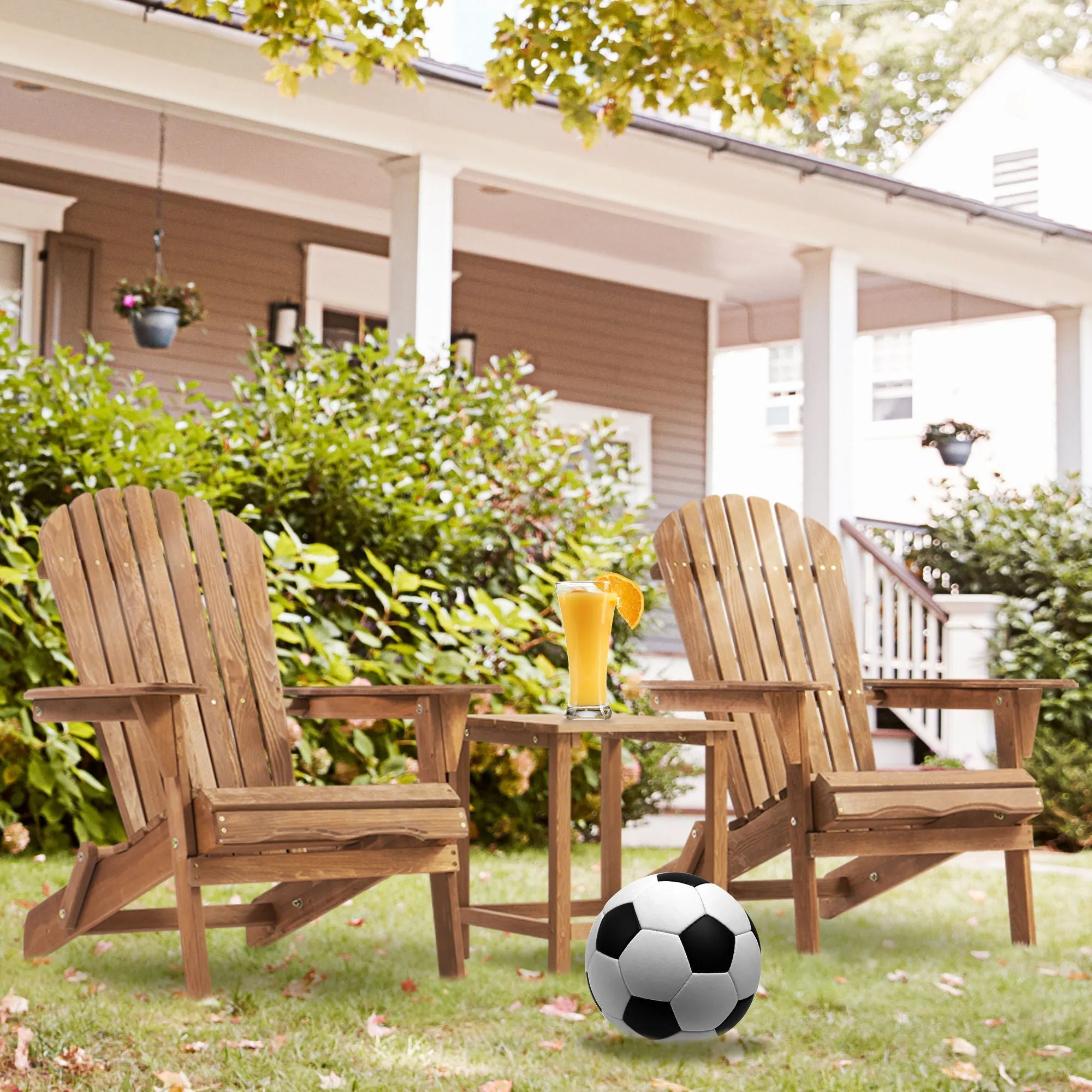 Adirondack Flexible customer care Voice-controlled Chair (Set Garden For Patio 2) Cedar Chair Solid Folding Wood Wooden Patio Chair Lounge Garden of For Outdoor Lounge