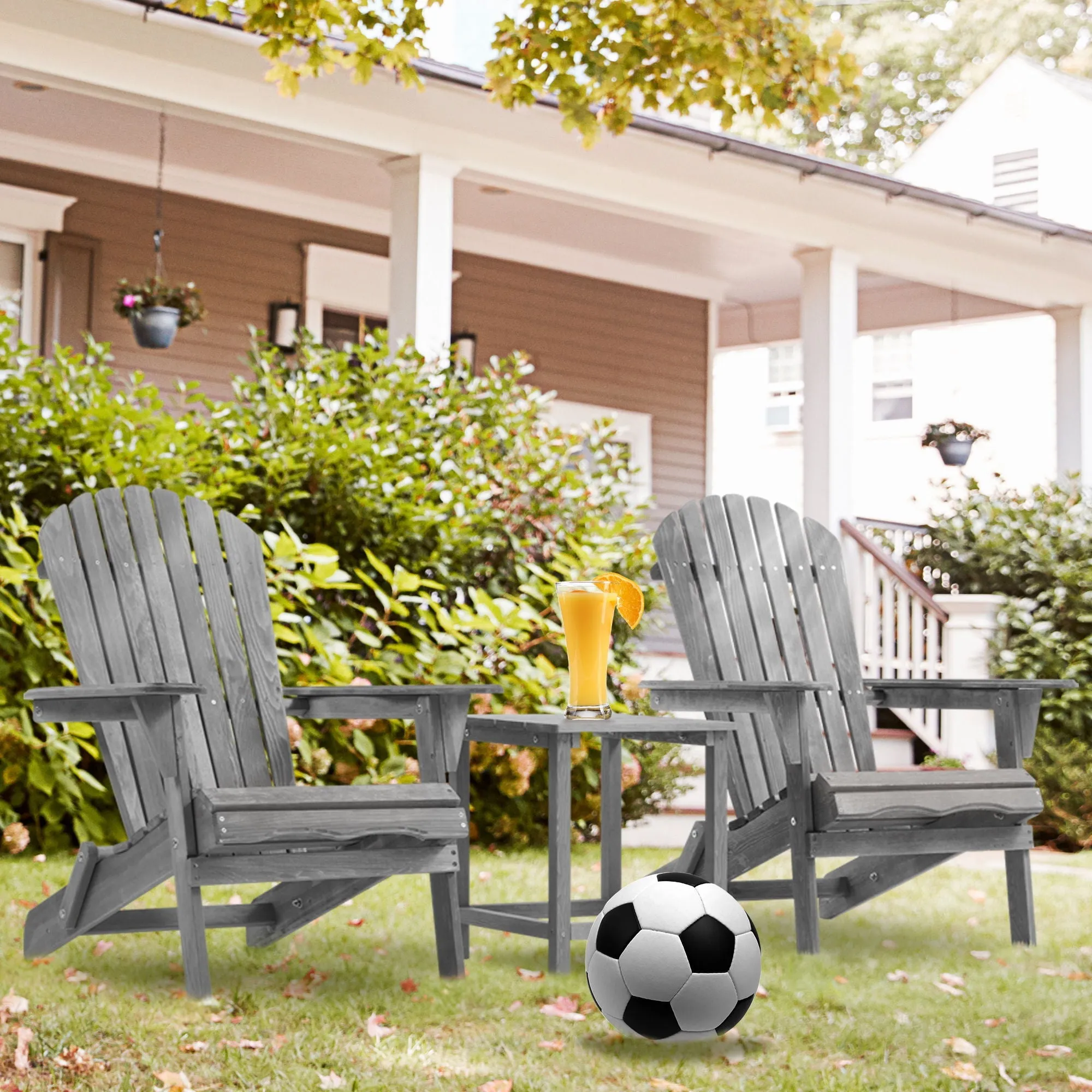 Adirondack Flexible customer care Voice-controlled Chair (Set Garden For Patio 2) Cedar Chair Solid Folding Wood Wooden Patio Chair Lounge Garden of For Outdoor Lounge