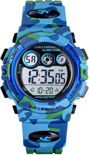 Adventure Digital Watch Waterproof 50M, Outdoor Sports Wristwatch with Stopwatch, Alarm, Backlight & Date, Rugged Tactical Design for Training, Hiking, and Daily Wear