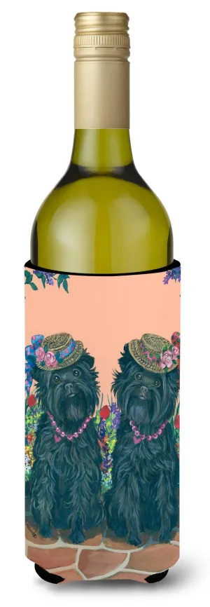 Affenpinscher Sisters Wine Bottle Hugger PPP3001LITERK
