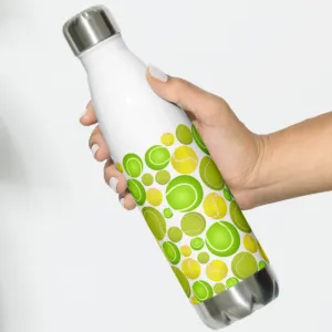Allover Tennis Balls Stainless Steel Water Bottle