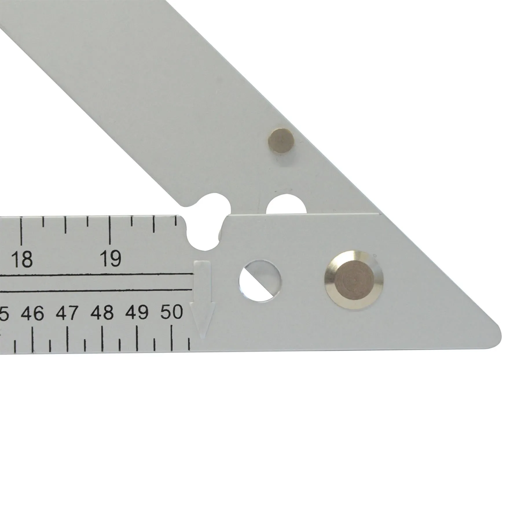 Aluminium Folding Square Tilling Carpentry and Roofing Tools 24" 600mm with 90 and 45 Degree Angles Foldable