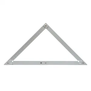 Aluminium Folding Square Tilling Carpentry and Roofing Tools 24" 600mm with 90 and 45 Degree Angles Foldable
