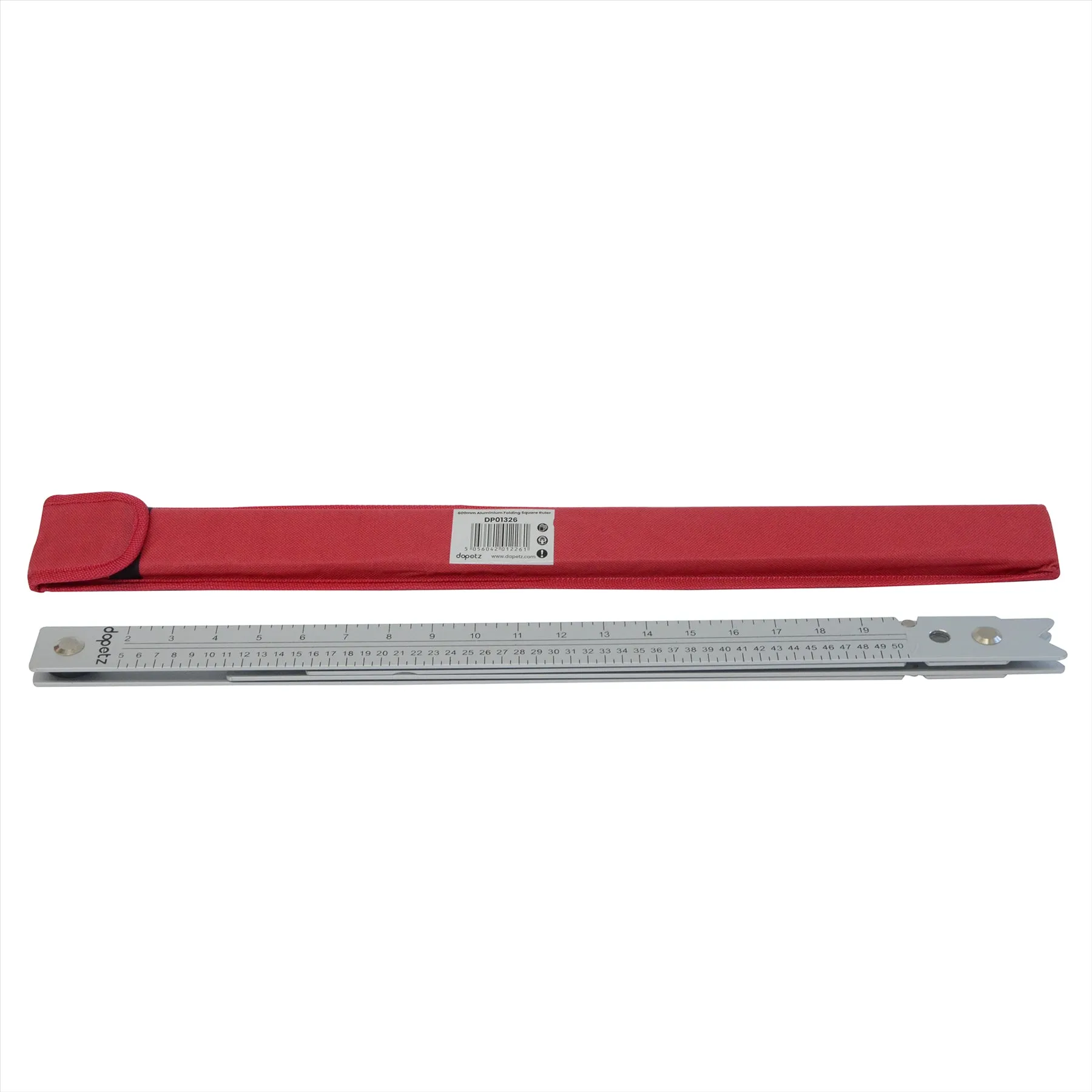 Aluminium Folding Square Tilling Carpentry and Roofing Tools 24" 600mm with 90 and 45 Degree Angles Foldable