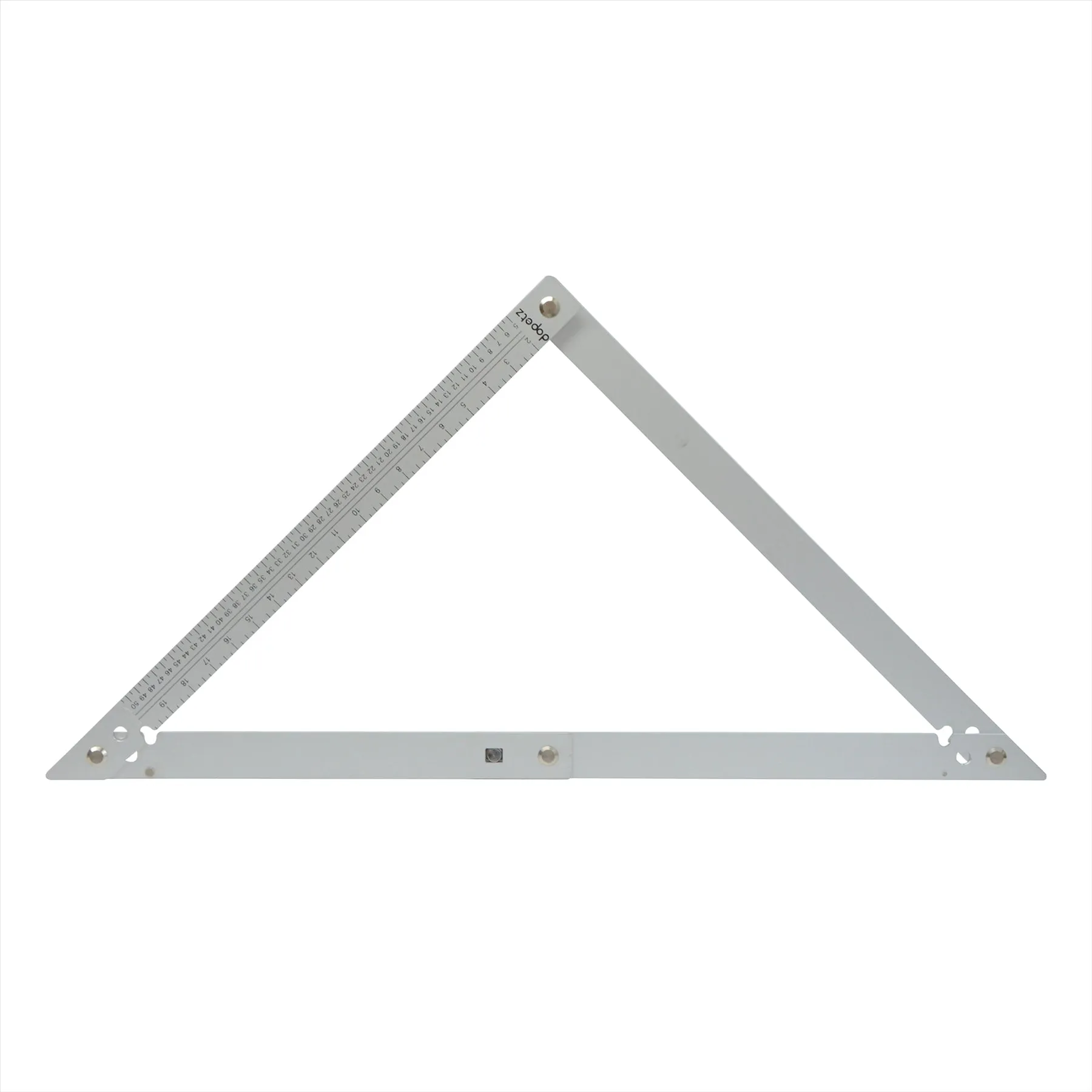 Aluminium Folding Square Tilling Carpentry and Roofing Tools 24" 600mm with 90 and 45 Degree Angles Foldable
