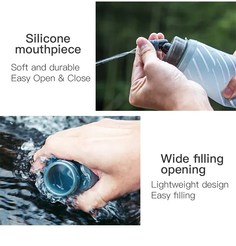 AONIJIE 250ml/500ml Collapsible Soft Flask
