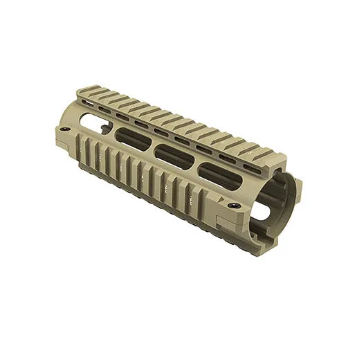 Ar15 Carbine Length Quadrail Hndguard-tan