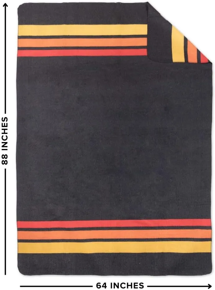 Arcturus Patterned Wool Blankets - 4.5lbs Warm, Heavy, Washable, Large | Great for Camping, Outdoors, Sporting Events, or Survival & Emergency Kits