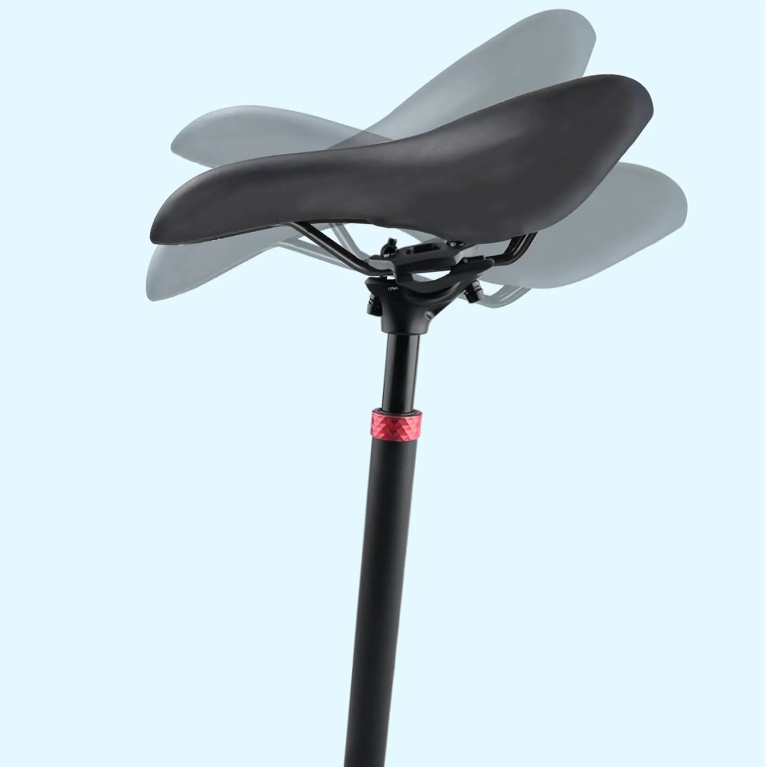 Azarxis Bike Seatpost, 25.4mm 27.2mm 28.6mm 30.4mm 30.8mm 31.6mm x 350mm Bicycle Seat Post Aluminum Alloy Seat Tube MTB BMX Saddle Pole for Mountain Bike Road Bike Fixed Gear