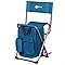 Backpack Cooler Chair Fishing Chairs w/ Backrest,Folding Camping Stool Compact for Outdoors