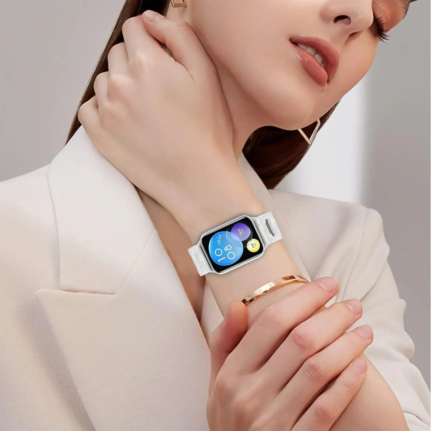 Band Strap Compatible With Mi Band 8 Pro, Adjustable Sport Lightweight Replacement Band Compatible with Mi Band 8 Pro