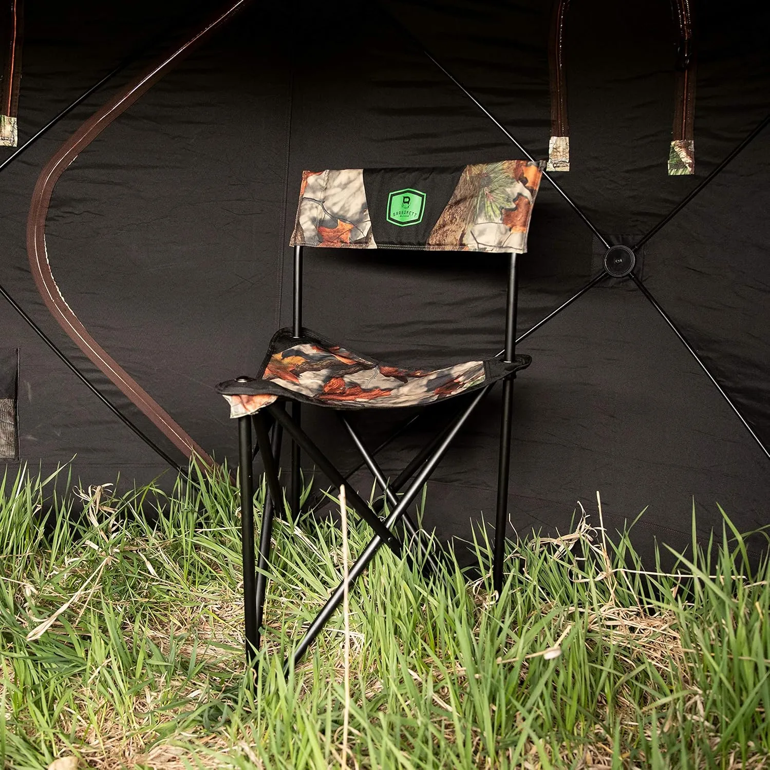 Barronett Blinds BC101 Tripod XL Folding Hunting Chair, Bloodtrail Camo