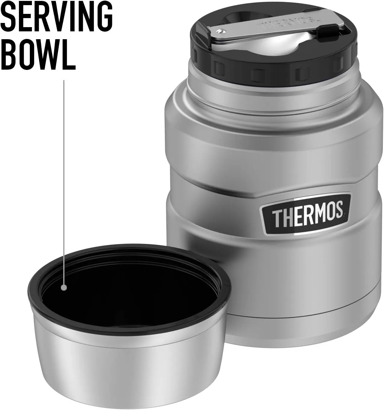 Batman Comic Covers, THERMOS STAINLESS KING Stainless Steel Food Jar with Folding Spoon, Vacuum insulated & Double Wall, 16oz