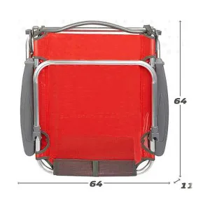 Beach Chair Colorbaby 51 x 45 x 76 cm Red