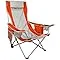 Beach Sling Chair w/ Cooler Pocket & Detachable Pillow-Beach Folding Chair & Camping Chair