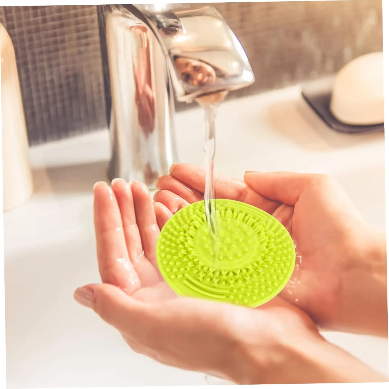 Beaupretty 15pcs Portable Silicone Makeup Brush Efficient Cosmetics Tool Cup Design Convenient for Quick Cleaning and Space-saving Unique