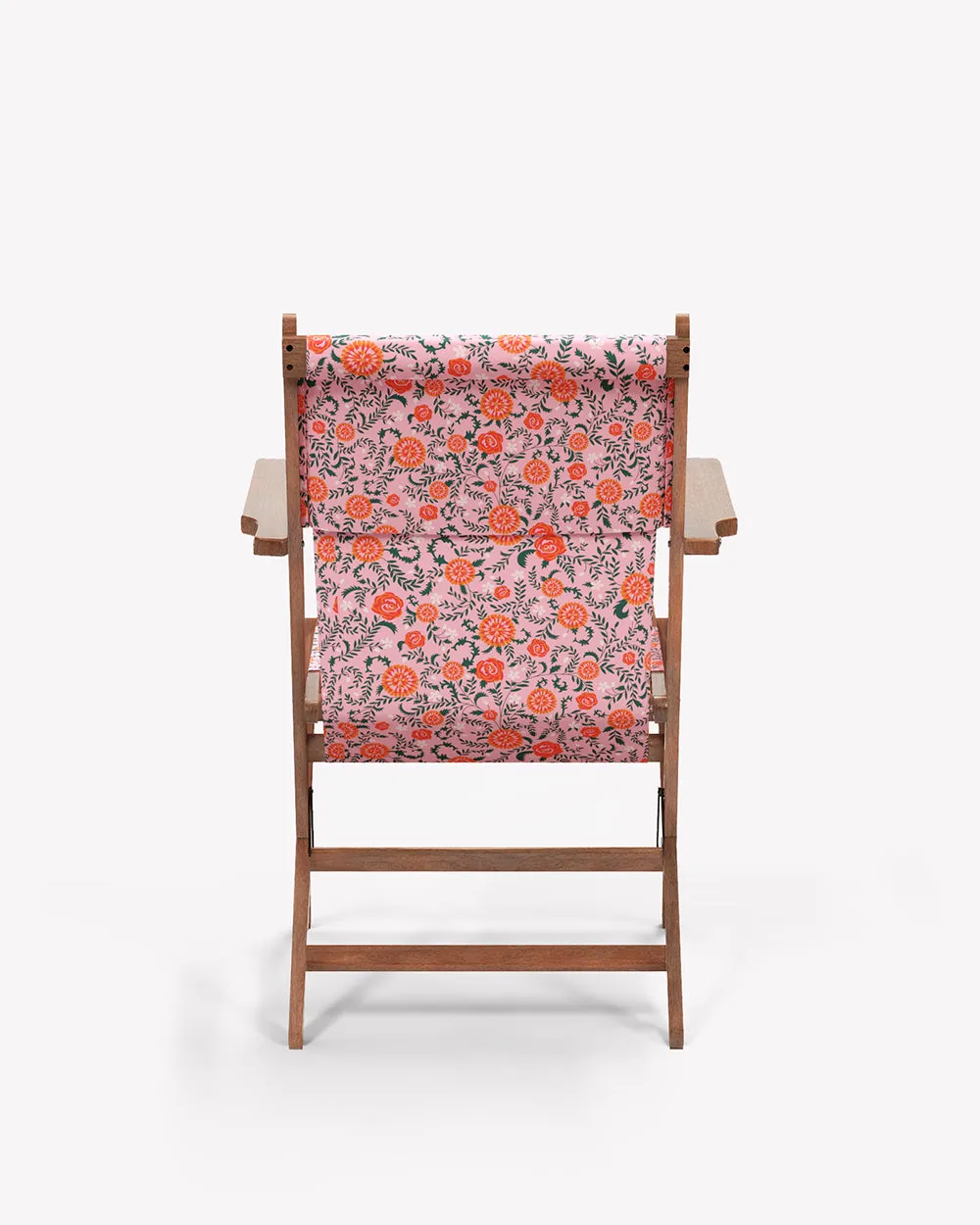 Bistro Folding Chair Earthy Florals Peach