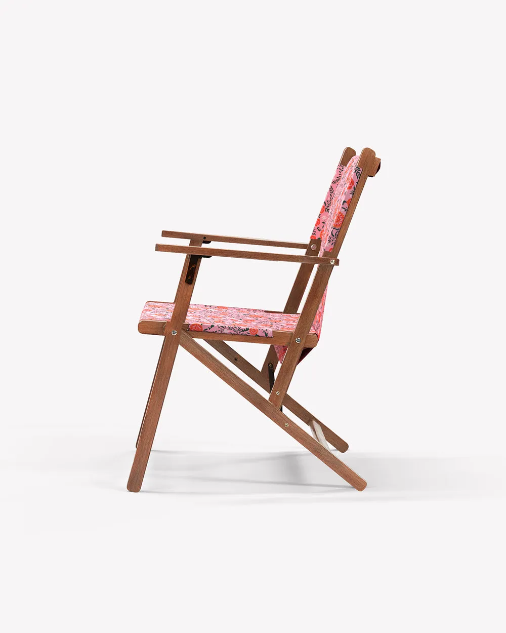 Bistro Folding Chair Earthy Florals Peach