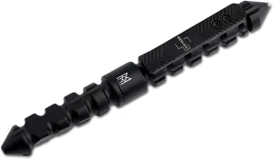 BÖKER PLUS® Fat Box Pen - Tactical ballpoint pen with clip - Tactical pen for self-defense black - Alu Kubotan pen with glass breaker - Bold Action EDC pen with multifunction & gift box