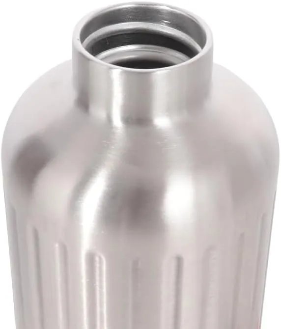 Black Blum Explorer Vacuum Flask - Stainless Steel Leak Proof Water Bottle with Carry Loop - BPA Free Drinks Bottle for Hot or Cold Drinks, Hiking and Gym - Ocean, Small, 650ml