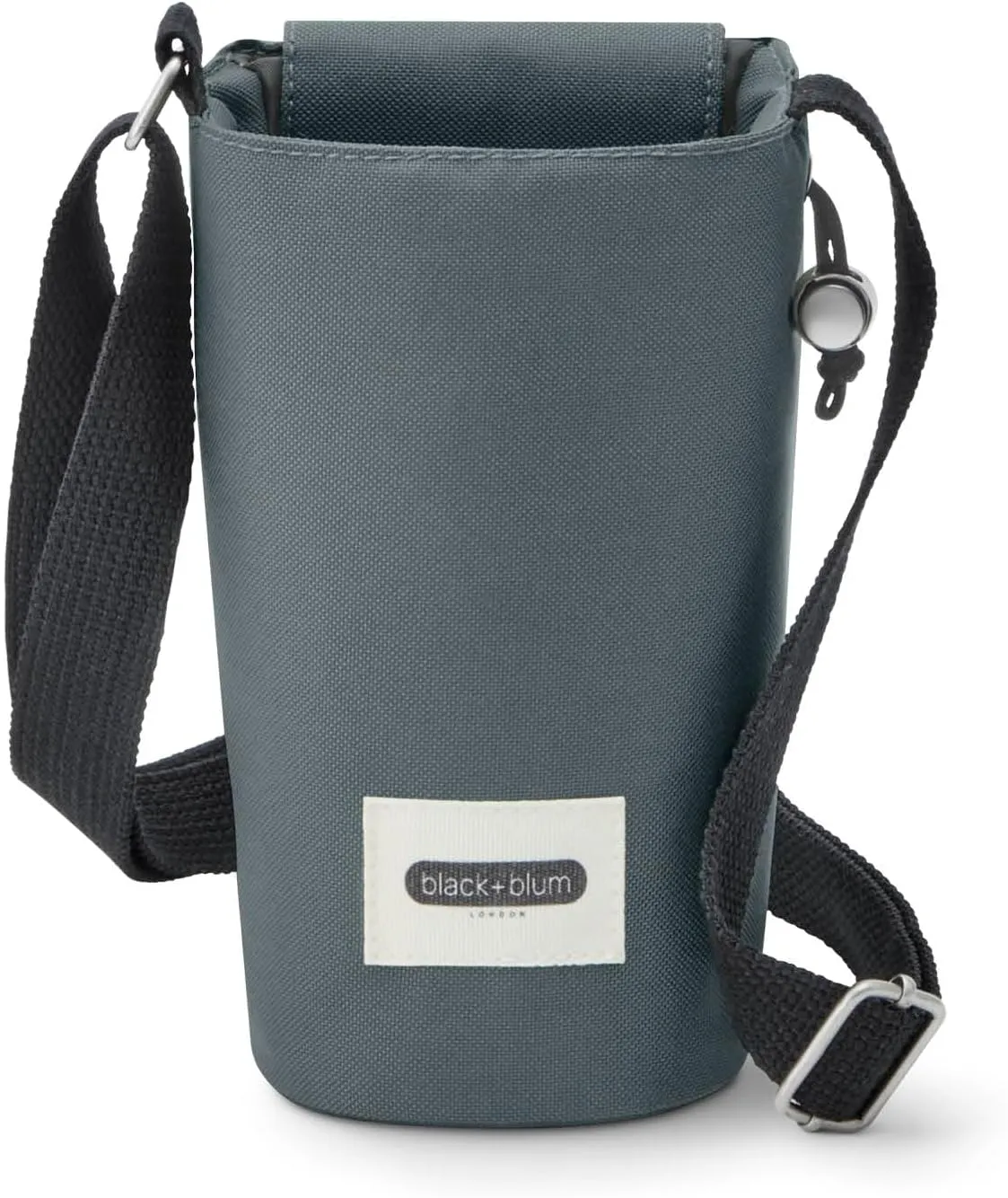 BLACK   BLUM Insulated Bottle Bag - Made with Recycled PET and BPA Free - Bottle Bag for On The Go, Slate